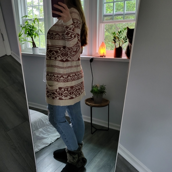 3/$13🎒 Southwest knit open front cardi - Picture 4 of 7